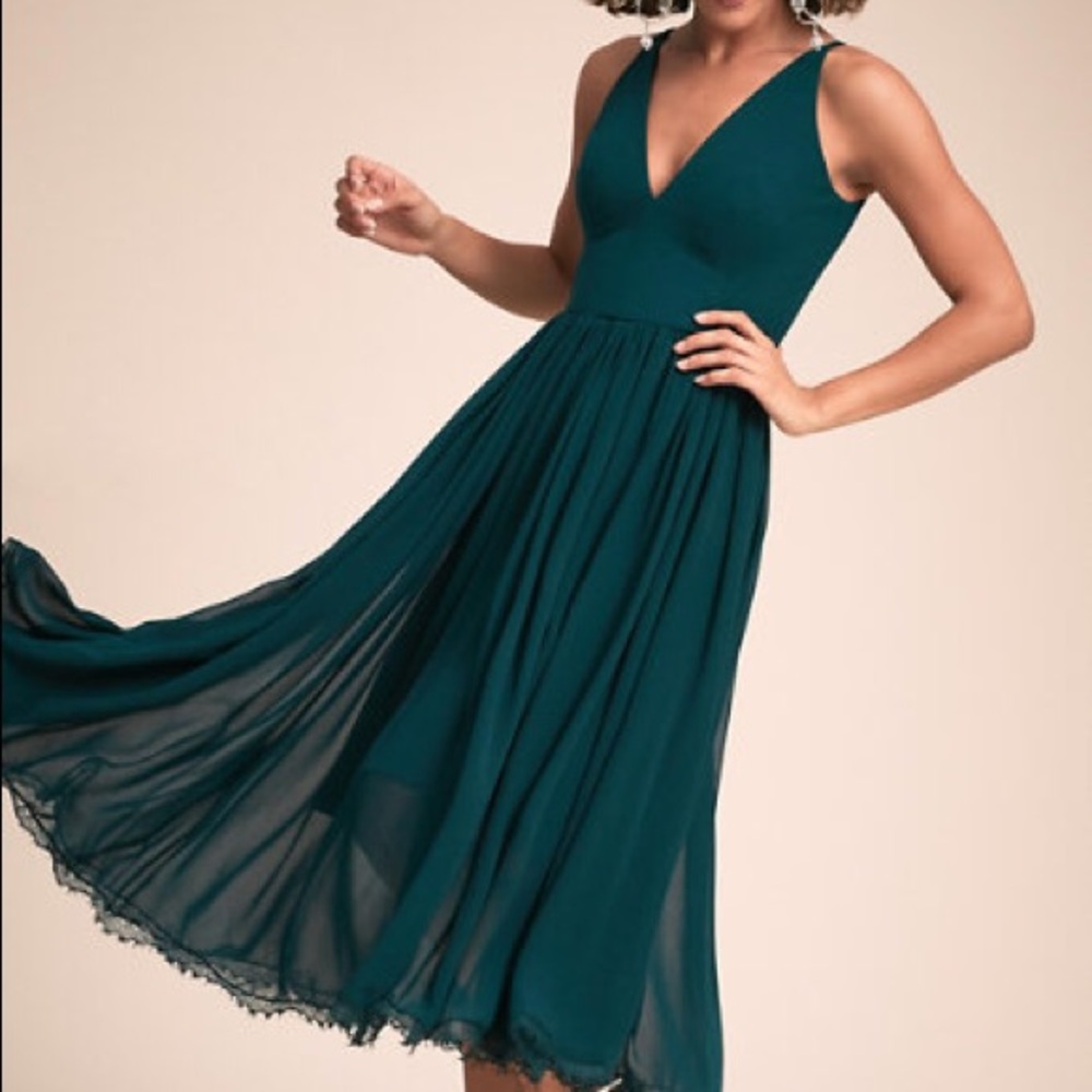Dress the Population BHLDN Green Alicia Dress